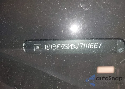 2018 Chevrolet Cruze Lt Auto из США, поврежденный, VIN 1G1BE5SM5J7111667